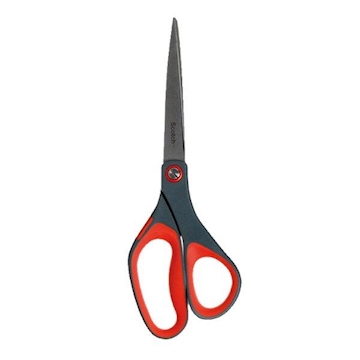 Scotch Comfort Scissors Red - 18 cm - Ideal for Precise Cutting, Great for  Everyday Use